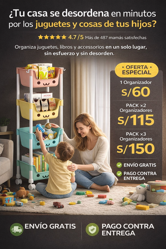 ORGANIZADOR DE JUGUETES